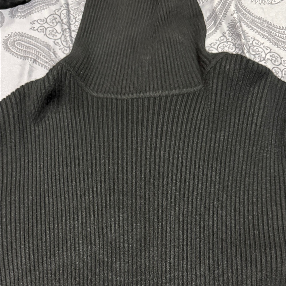 Men's Turtleneck Sweater - Black